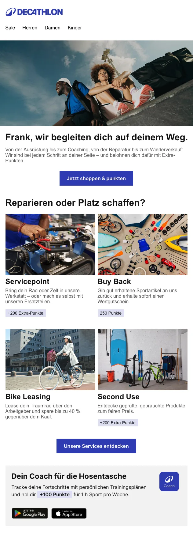 Mail: Services von Reparatur bis Second Use