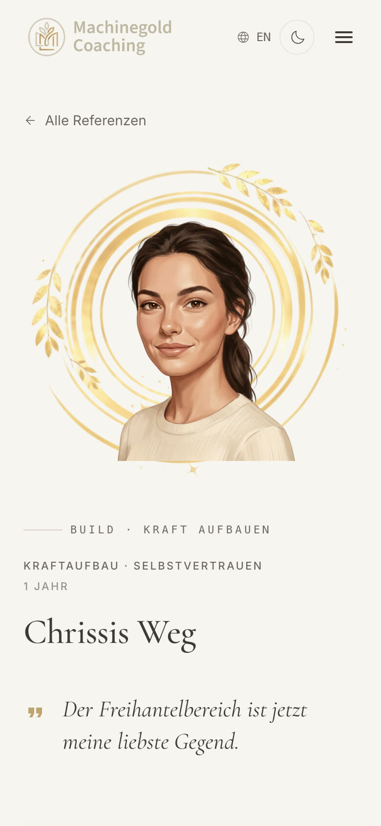 Referenz-Detailseite